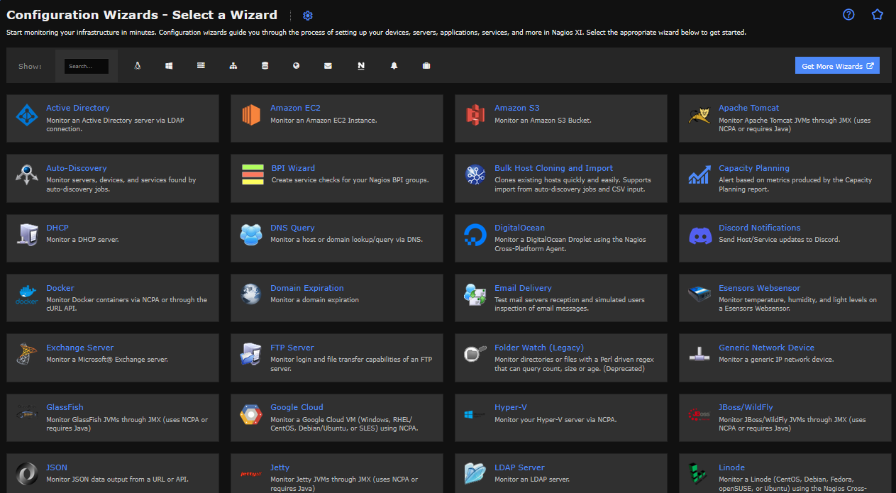 Monitoring Wizard